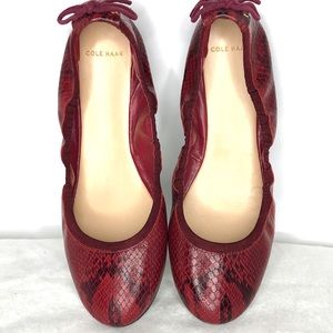 NWOT Cole Haan Leather Ballerina Flats